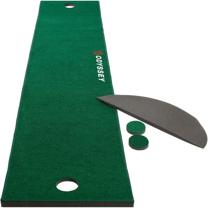 Callaway Odyssey 10' Indoor Putting Green Golf Mat & Golf Putting Training Aid - Image 1